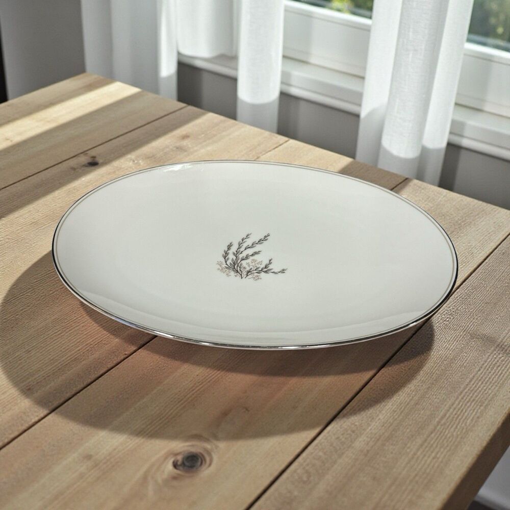 Vintage Noritake Candice #5509 14” Oval Platter Pussywillow Design China